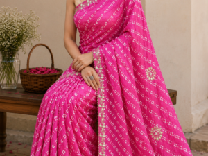 Bandhej Saree